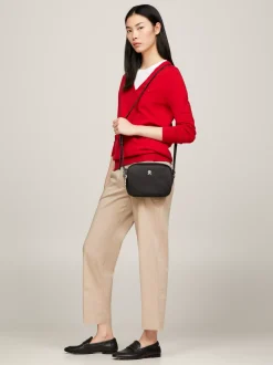 Torebki Na Pasku*Tommy Hilfiger Torba Na Ramię TH Emblem BLACK