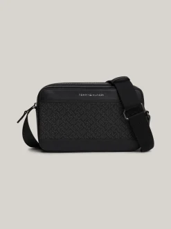 Torebki Na Pasku*Tommy Hilfiger Torba Na Ramię Typu Reporter Z em TH MONOGRAM