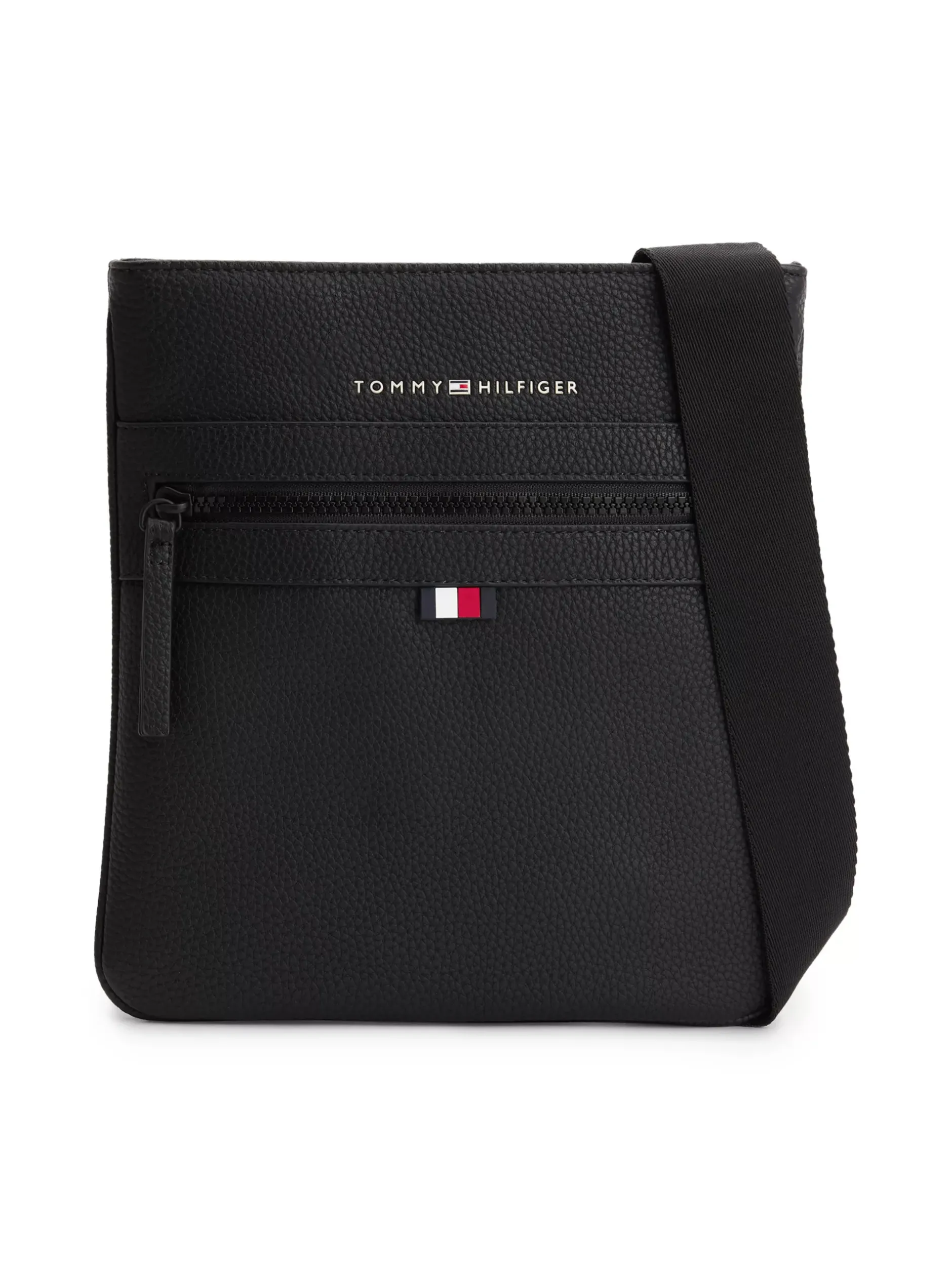 Torebki Na Pasku*Tommy Hilfiger Torba Na Ramię Z Kolekcji Essential BLACK