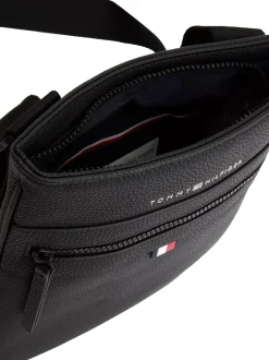 Torebki Na Pasku*Tommy Hilfiger Torba Na Ramię Z Kolekcji Essential BLACK