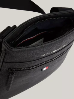 Torebki Na Pasku*Tommy Hilfiger Torba Na Ramię Z Kolekcji Essential BLACK