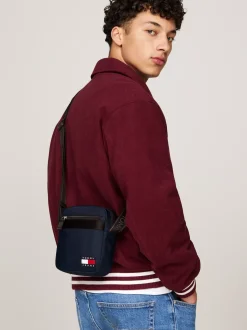 Torebki Na Pasku*Tommy Hilfiger Torba Reporterska Essential Z Logo DARK NIGHT NAVY
