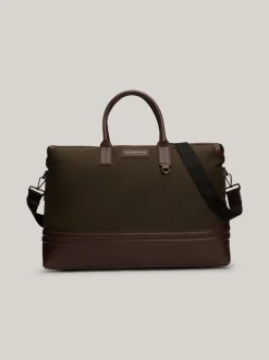 Duże Torby*Tommy Hilfiger Torba Sportowa TH Casual Z Logo BLACKENED PINE
