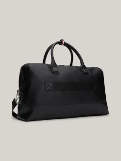 Duże Torby*Tommy Hilfiger Torba Sportowa Z Metalowym Logo BLACK