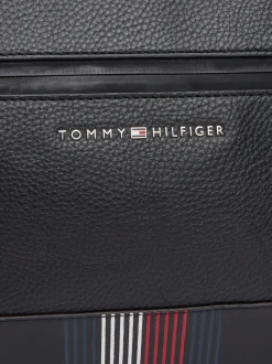 Duże Torby*Tommy Hilfiger Torba Sportowa Z Metalowym Logo BLACK