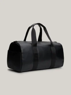 Duże Torby*Tommy Hilfiger Torba Sportowa Z Odpinanym Paskiem Z Logo BLACK