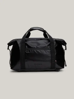 Duże Torby*Tommy Hilfiger Torba Sportowa Z Szelkami BLACK