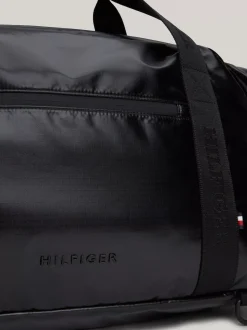 Duże Torby*Tommy Hilfiger Torba Sportowa Z Szelkami BLACK