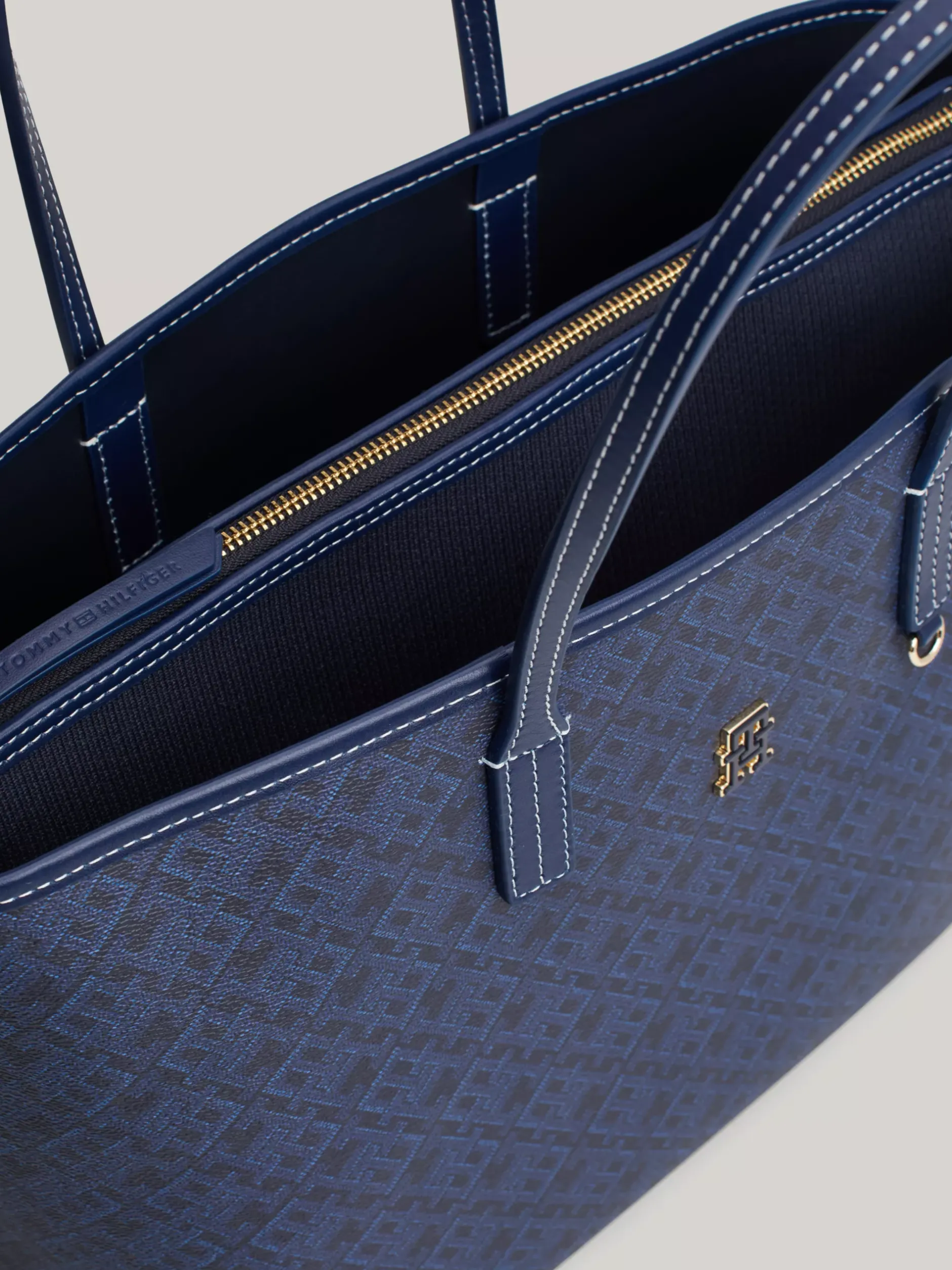 Torebki Tote*Tommy Hilfiger Torba TH Monoplay Z Przegrodą Na Laptopa SPACE BLUE