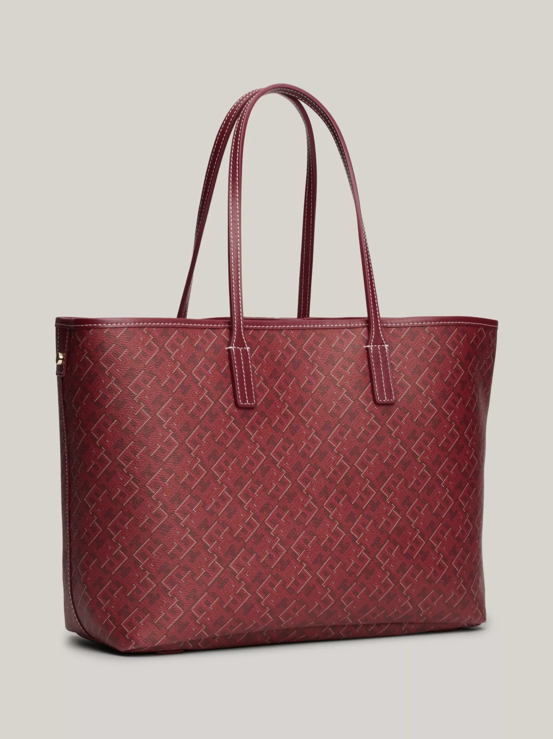 Torebki Tote*Tommy Hilfiger Torba TH Monoplay Z Przegrodą Na Laptopa ROUGE