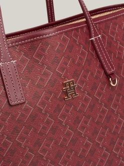 Torebki Tote*Tommy Hilfiger Torba TH Monoplay Z Przegrodą Na Laptopa ROUGE