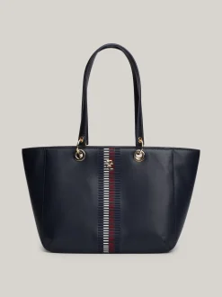 Torebki Tote*Tommy Hilfiger Torba Typu Tote Chic Z Monogramem TH SPACE BLUE