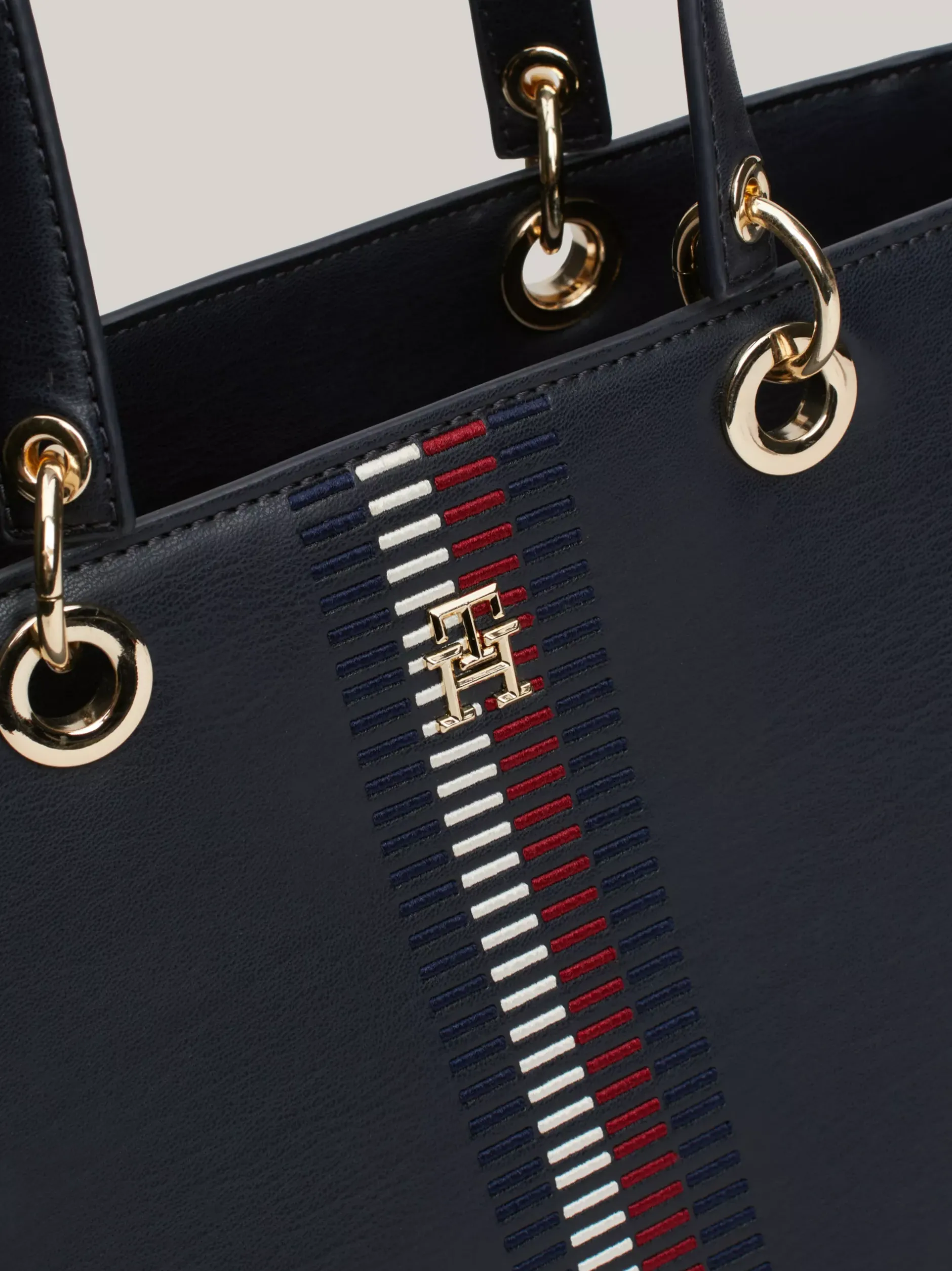 Torebki Tote*Tommy Hilfiger Torba Typu Tote Chic Z Monogramem TH SPACE BLUE