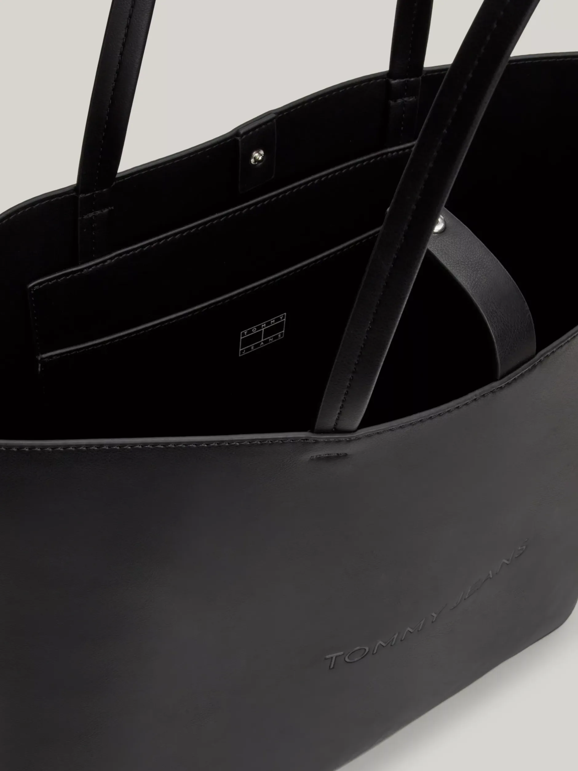 Torebki Tote*Tommy Hilfiger Torba Typu Tote Essential Z Metalowym Logo BLACK