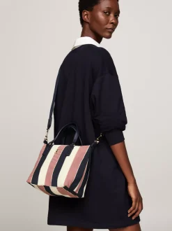 Torebki Tote*Tommy Hilfiger Torba Typu Tote TH Monogram BEIGE