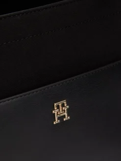 Torebki Tote*Tommy Hilfiger Torba Typu Tote Z Paskiem BLACK