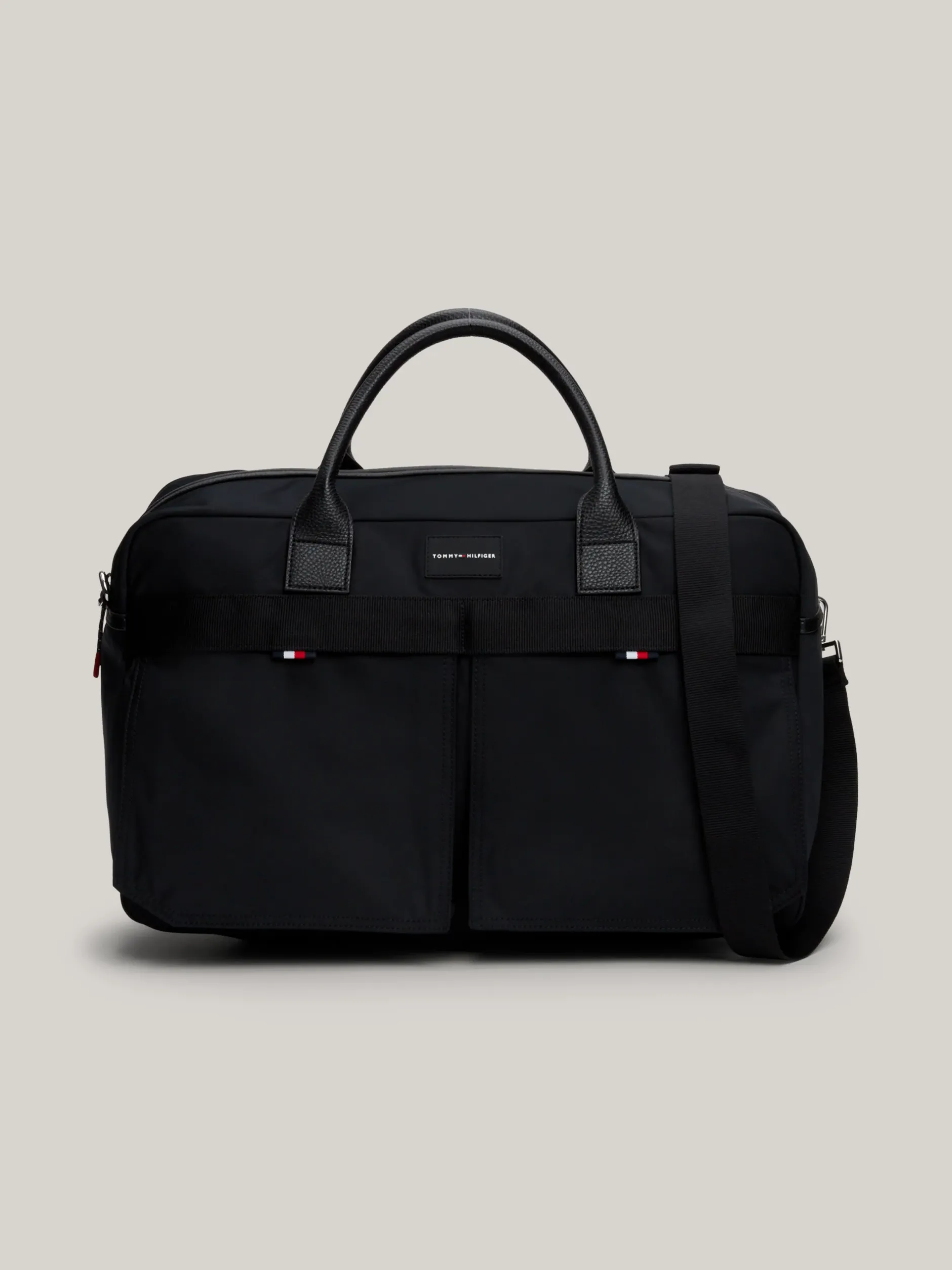 Duże Torby*Tommy Hilfiger Torba Weekendowa Z Logo BLACK