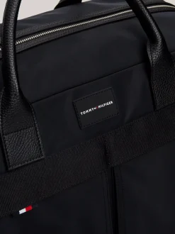 Duże Torby*Tommy Hilfiger Torba Weekendowa Z Logo BLACK
