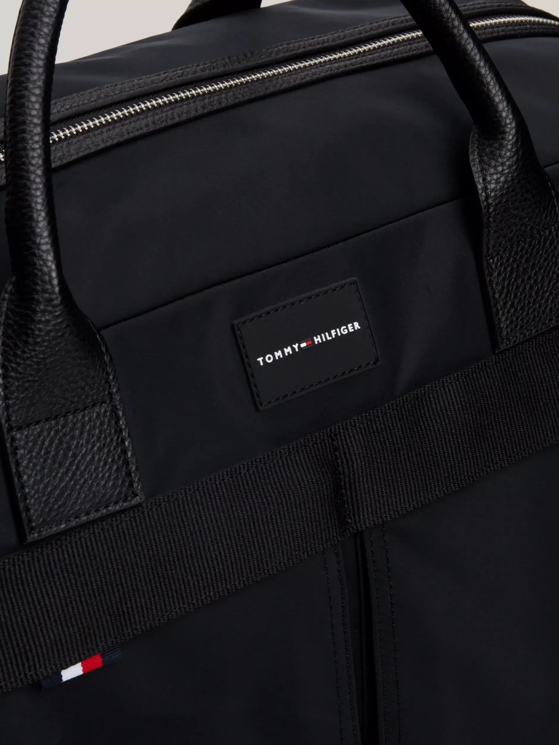 Duże Torby*Tommy Hilfiger Torba Weekendowa Z Logo BLACK