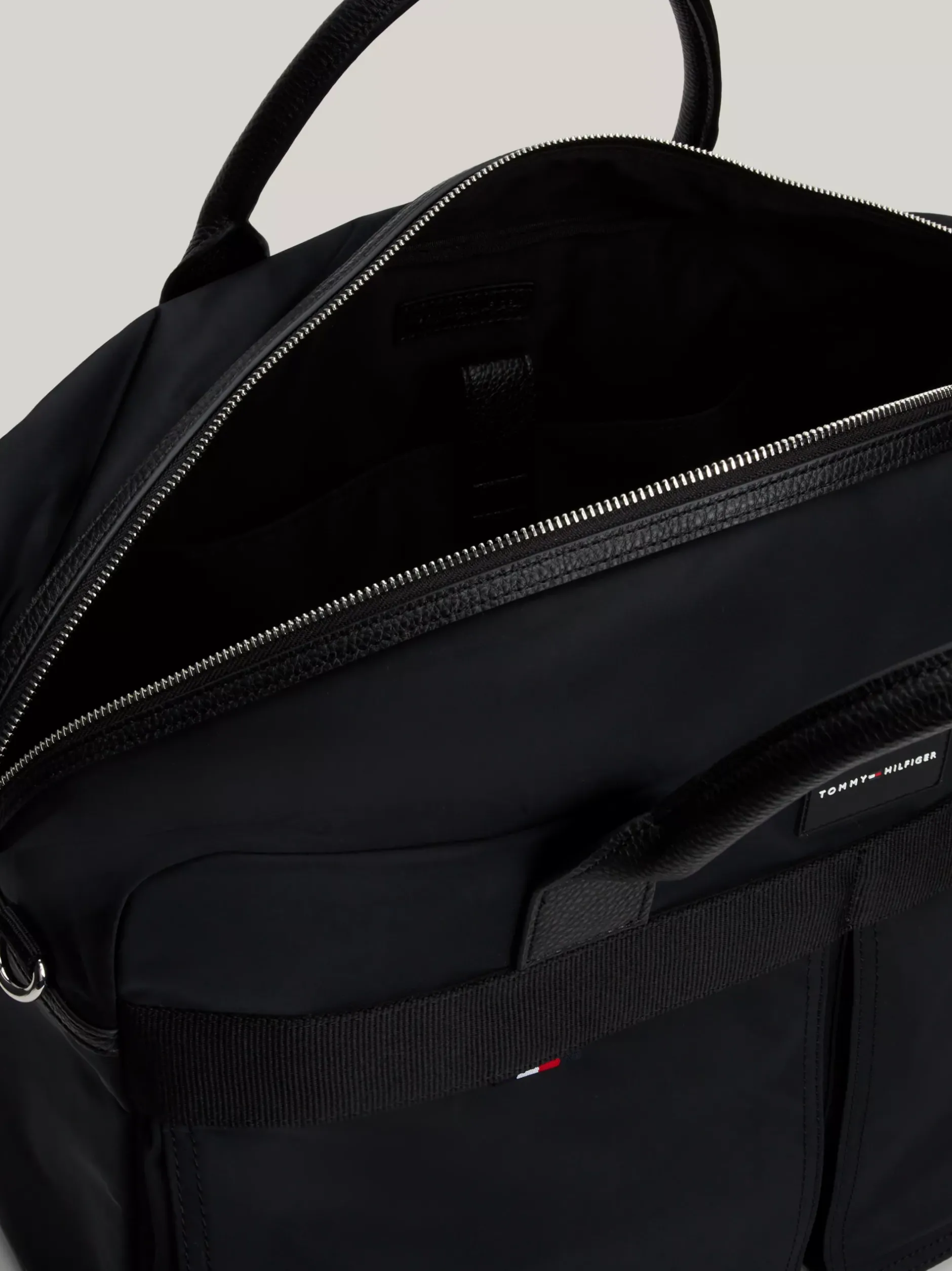 Duże Torby*Tommy Hilfiger Torba Weekendowa Z Logo BLACK