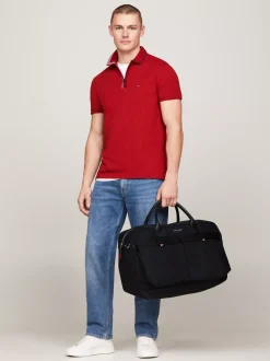 Duże Torby*Tommy Hilfiger Torba Weekendowa Z Logo BLACK