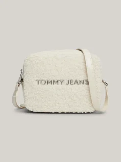 Torebki Na Pasku*Tommy Hilfiger Torebka Essential Z Futerkowej Dzianiny NEWSPRINT