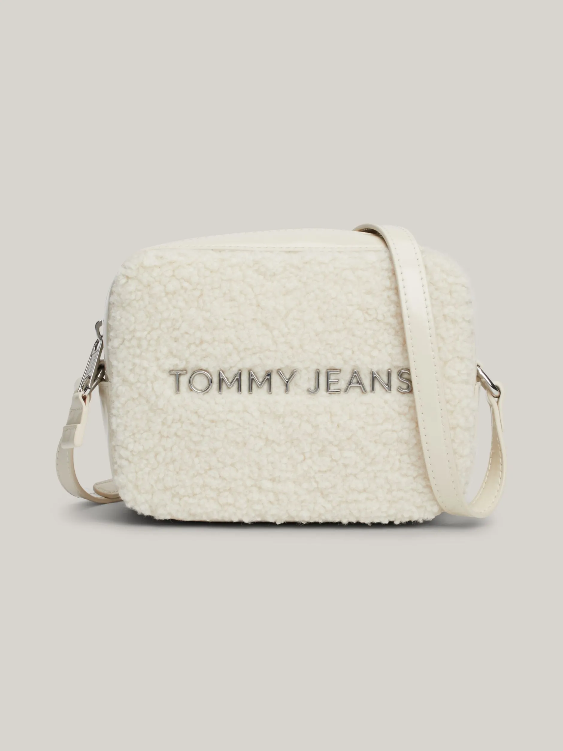 Torebki Na Pasku*Tommy Hilfiger Torebka Essential Z Futerkowej Dzianiny NEWSPRINT
