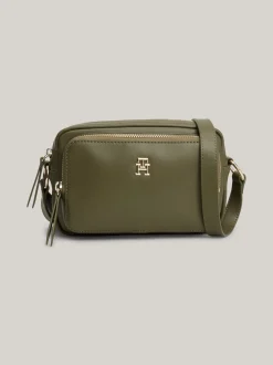 Torebki Na Pasku*Tommy Hilfiger Torebka Na Aparat Z Paskiem UTILITY OLIVE