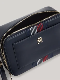 Torebki Na Pasku*Tommy Hilfiger Torebka Na Aparat Z Paskiem Corporate SPACE BLUE