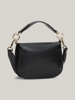 Torebki Na Pasku*Tommy Hilfiger Torebka Na Ramię Chic Z Zapięciem Na Zatrzask BLACK