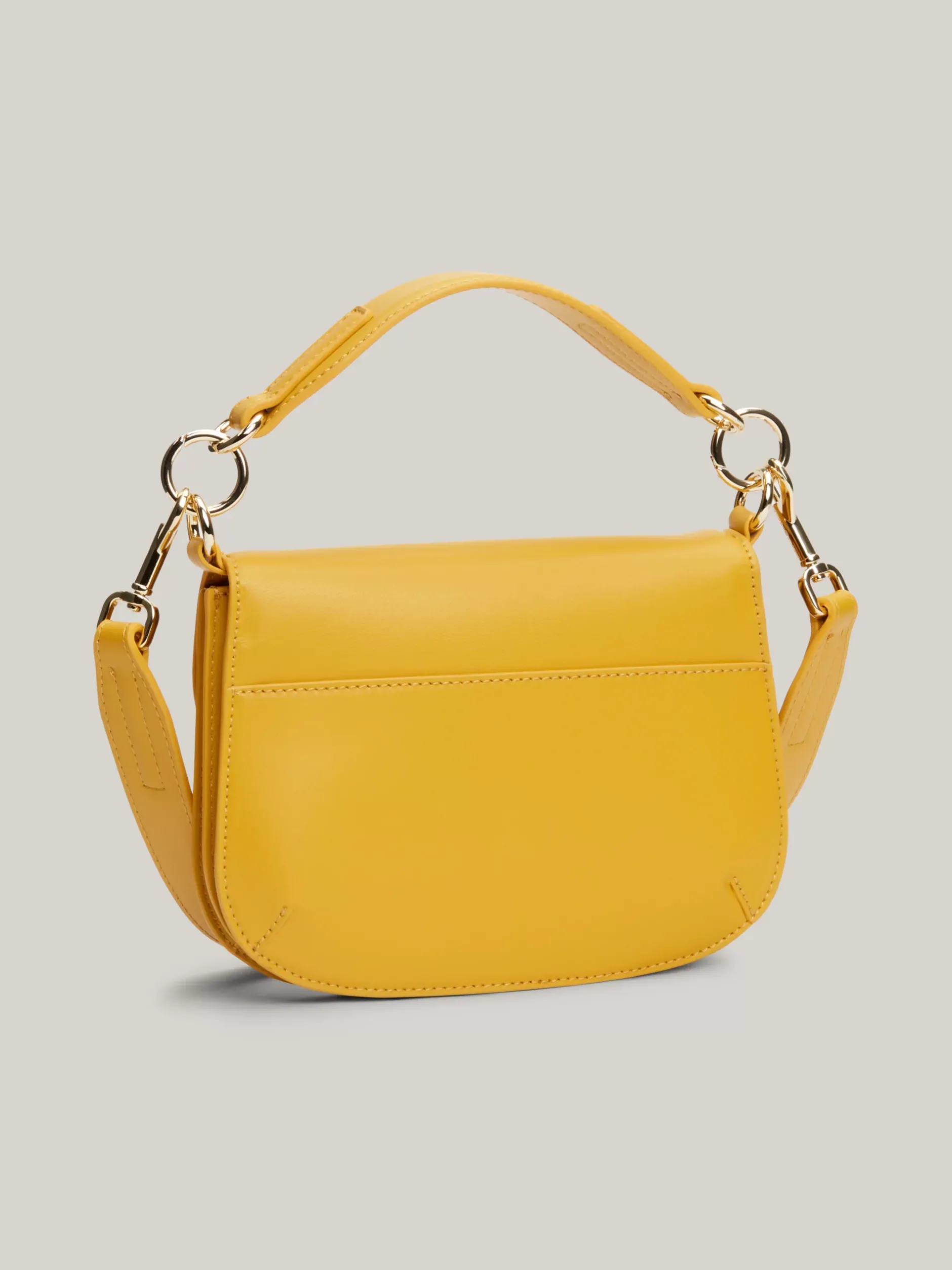 Torebki Na Pasku*Tommy Hilfiger Torebka Na Ramię Chic Z Zapięciem Na Zatrzask CITY YELLOW