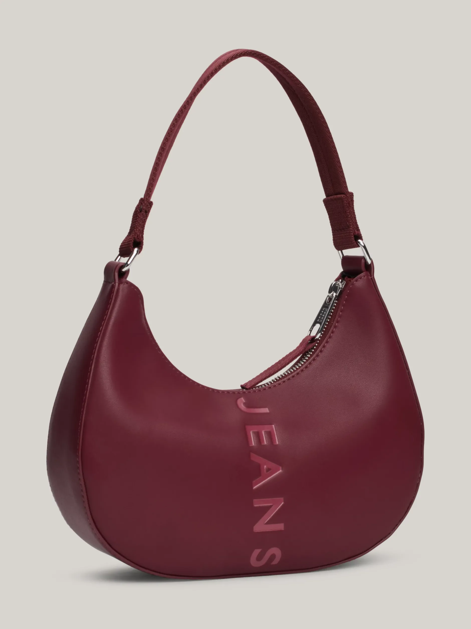 Torby Na Ramię*Tommy Hilfiger Torebka Na Ramię City Z Metalowym Logo DEEP ROUGE