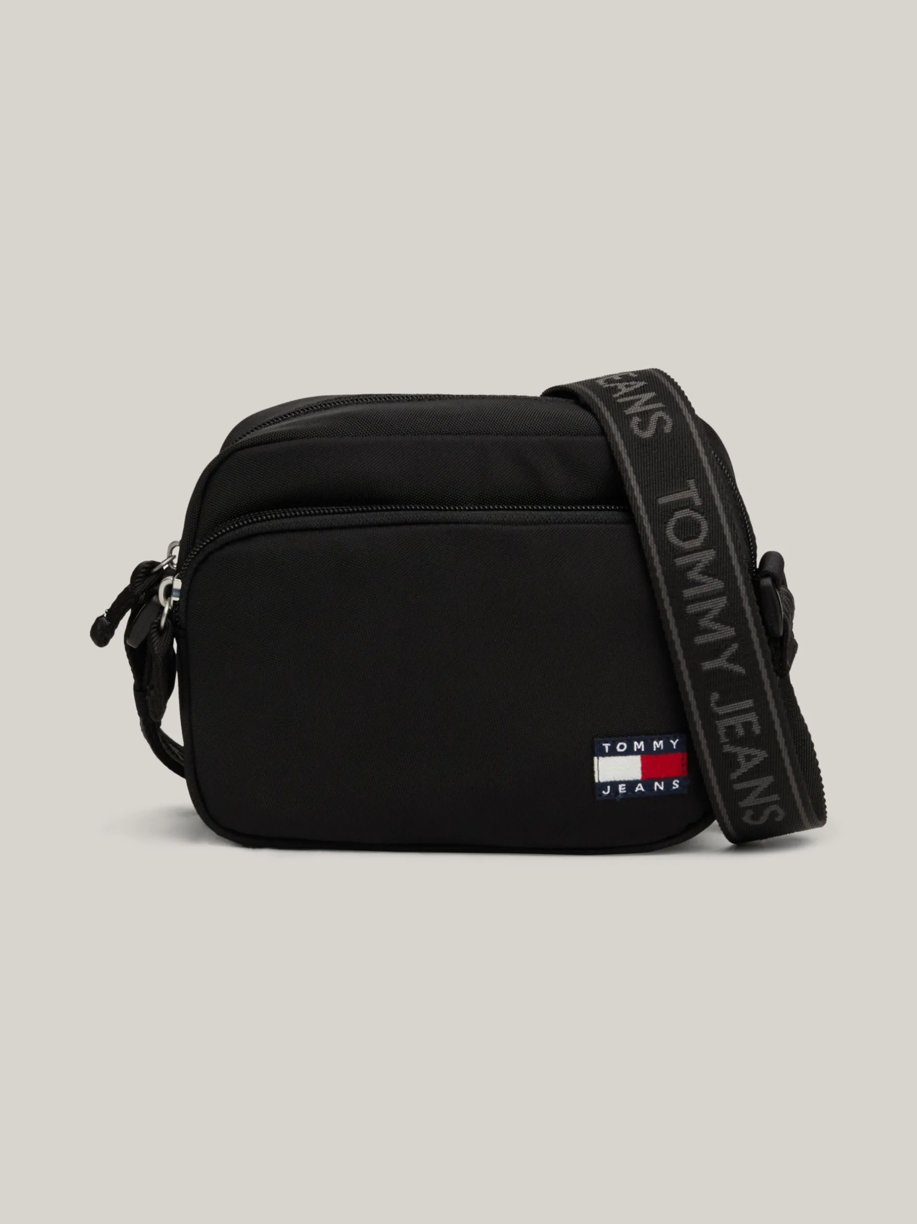 Torebki Na Pasku*Tommy Hilfiger Torebka Na Ramię Essential Z Logo BLACK
