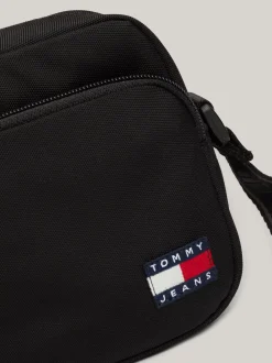 Torebki Na Pasku*Tommy Hilfiger Torebka Na Ramię Essential Z Logo BLACK