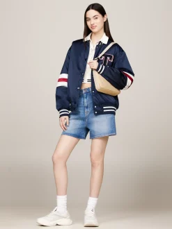 Torby Na Ramię*Tommy Hilfiger Torebka Na Ramię Essential Z Powtórzonym Logo GENTLE GOLD