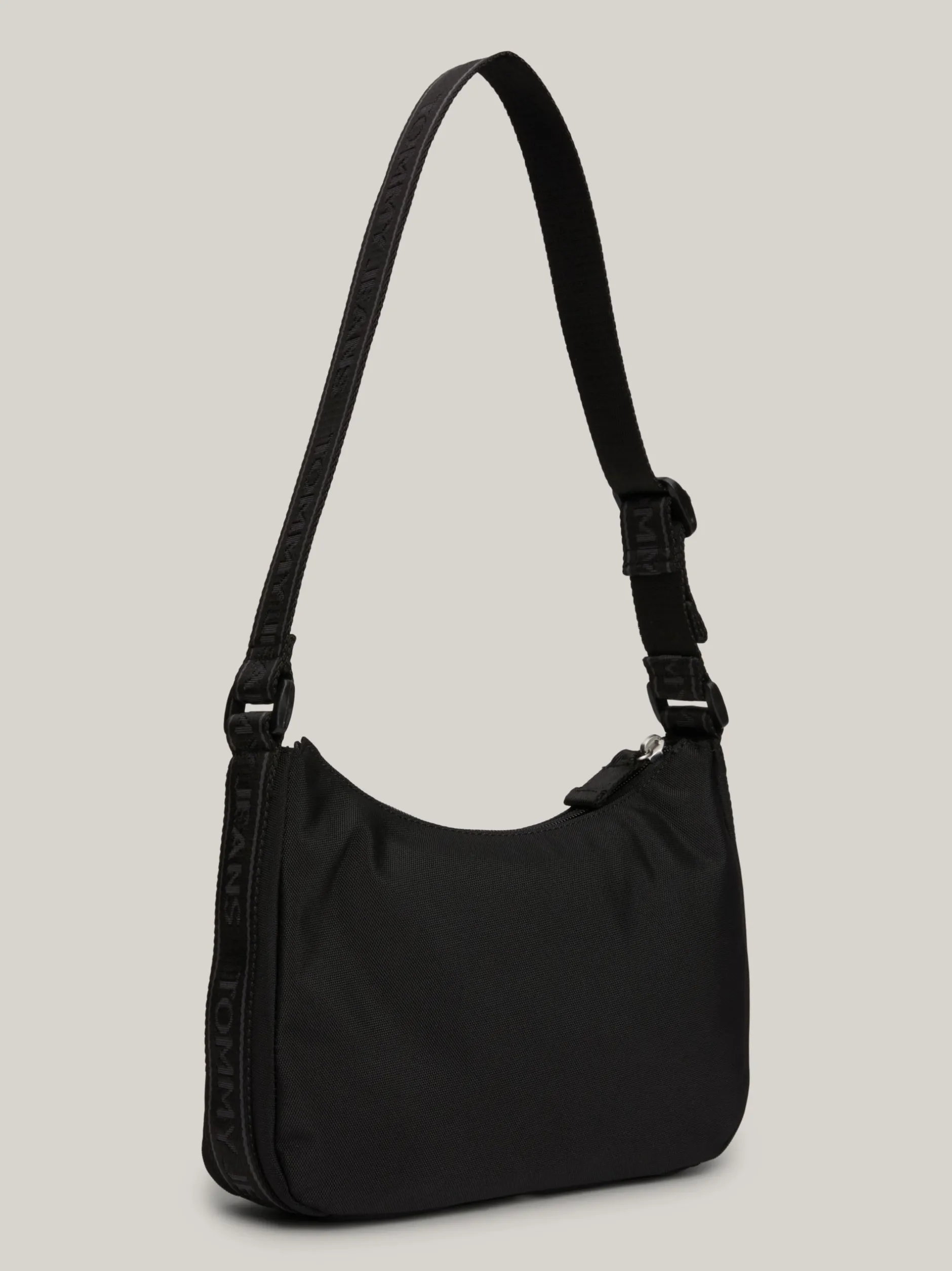 Torby Na Ramię*Tommy Hilfiger Torebka Na Ramię Essential Z Powtórzonym Logo BLACK