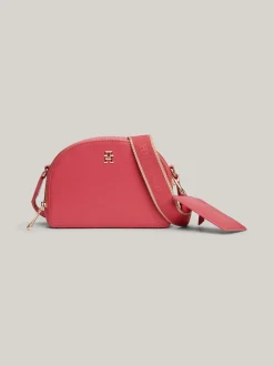 Torebki Na Pasku*Tommy Hilfiger Torebka Na Ramię Hilfiger Monotype HERITAGE PINK
