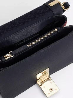 Torby Na Ramię*Tommy Hilfiger Torebka Na Ramię TH Monogram SPACE BLUE