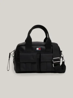 Torebki Na Pasku*Tommy Hilfiger Torebka Na Ramię W Utylitarnym Stylu BLACK