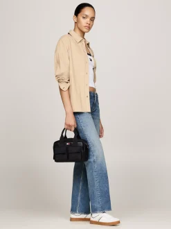 Torebki Na Pasku*Tommy Hilfiger Torebka Na Ramię W Utylitarnym Stylu BLACK