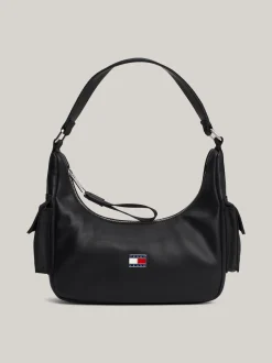 Torby Na Ramię*Tommy Hilfiger Torebka Na Ramię Z Logo BLACK