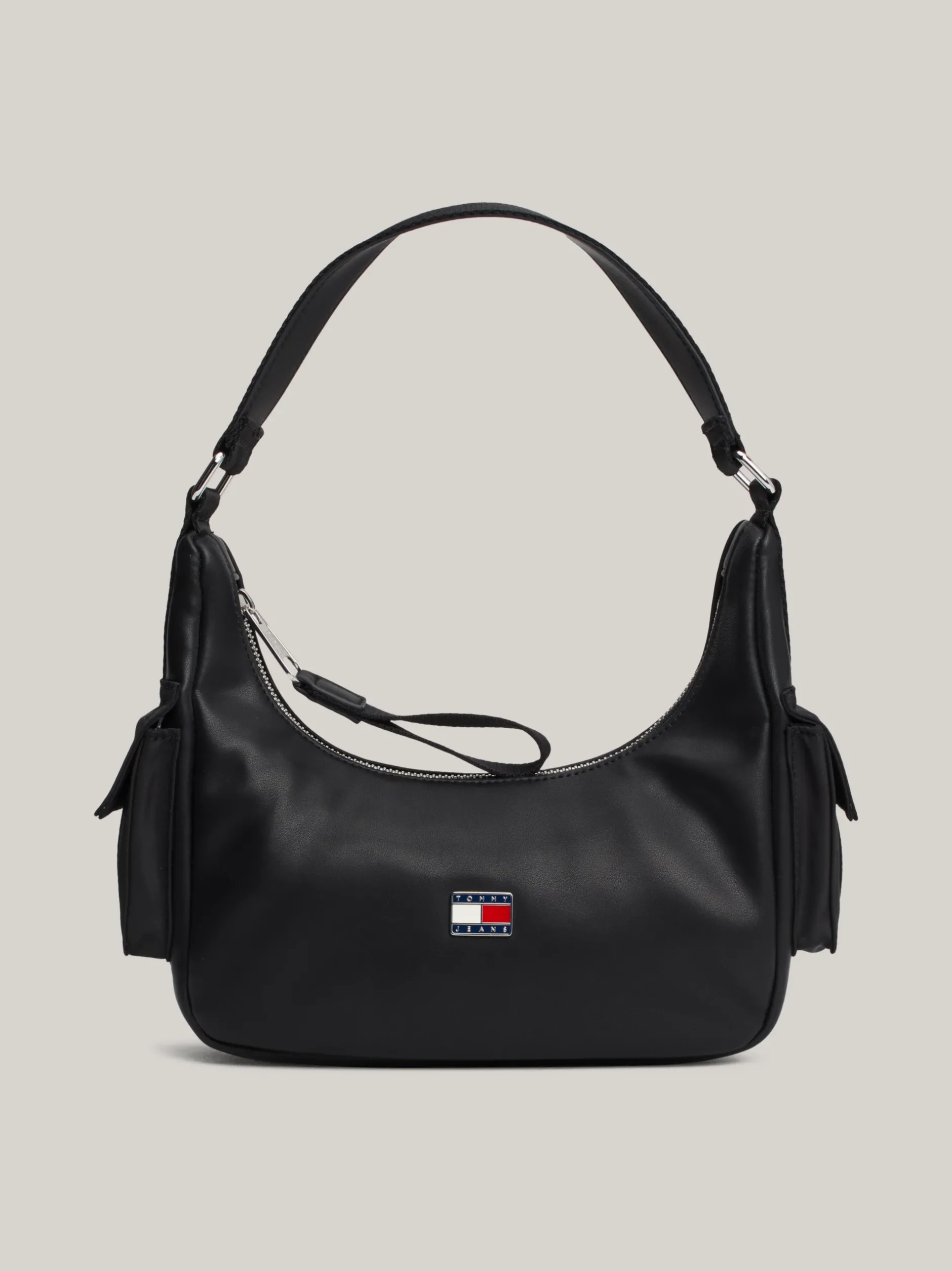 Torby Na Ramię*Tommy Hilfiger Torebka Na Ramię Z Logo BLACK