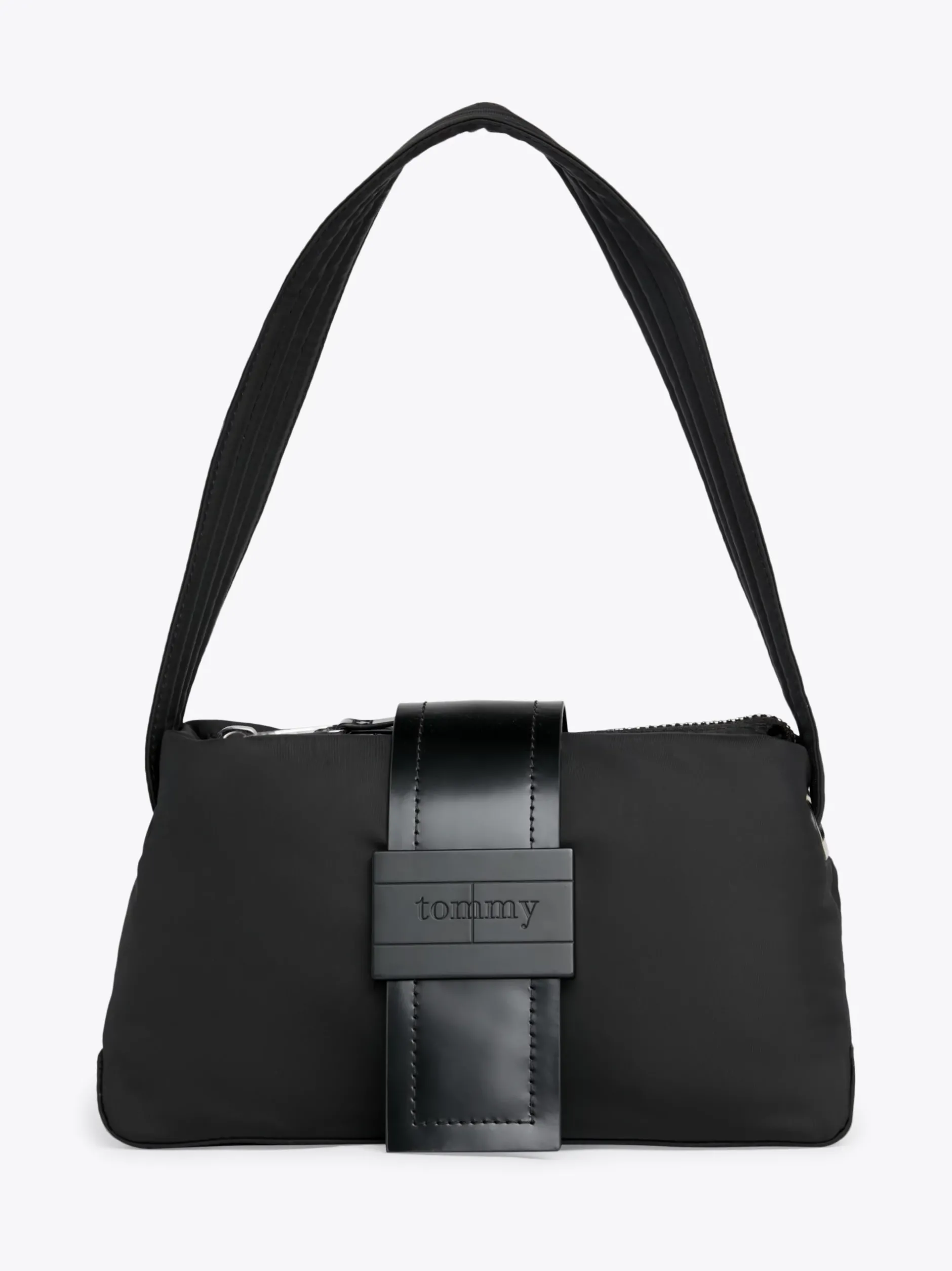 Torby Na Ramię*Tommy Hilfiger Torebka Na Ramię Z Logo BLACK