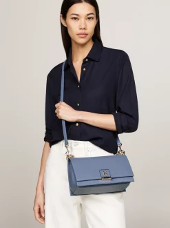 Torby Na Ramię*Tommy Hilfiger Torebka Na Ramię Z Monogramem TH FADED INK