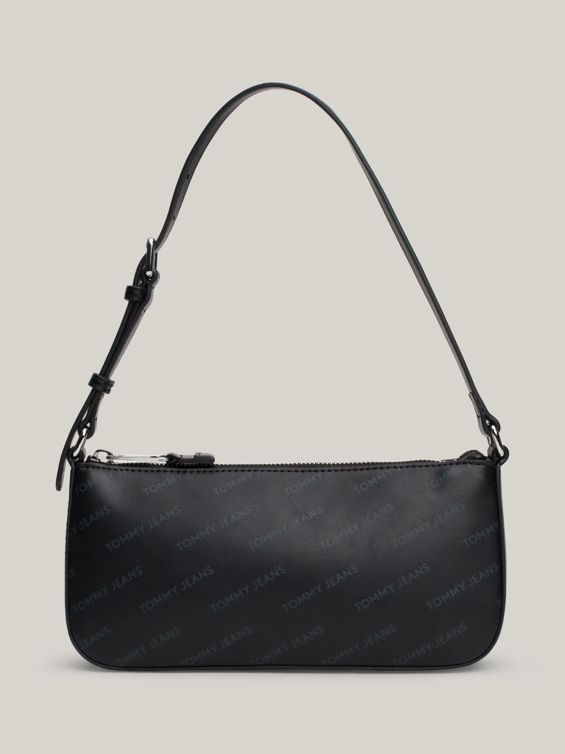 Torby Na Ramię*Tommy Hilfiger Torebka Na Ramię Z Nadrukiem Essential BLACK ALLOVER