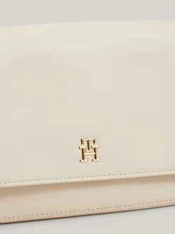 Torby Na Ramię*Tommy Hilfiger Torebka Na Ramię Z Parcianym Paskiem CLASSIC BEIGE