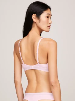 Biustonosze|Bielizna*Tommy Hilfiger Trójkątny Nieusztywniany Biustonosz Z Logo LIGHT PINK