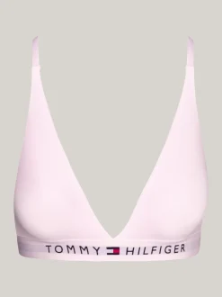 Biustonosze|Bielizna*Tommy Hilfiger Trójkątny Nieusztywniany Biustonosz Z Logo LIGHT PINK