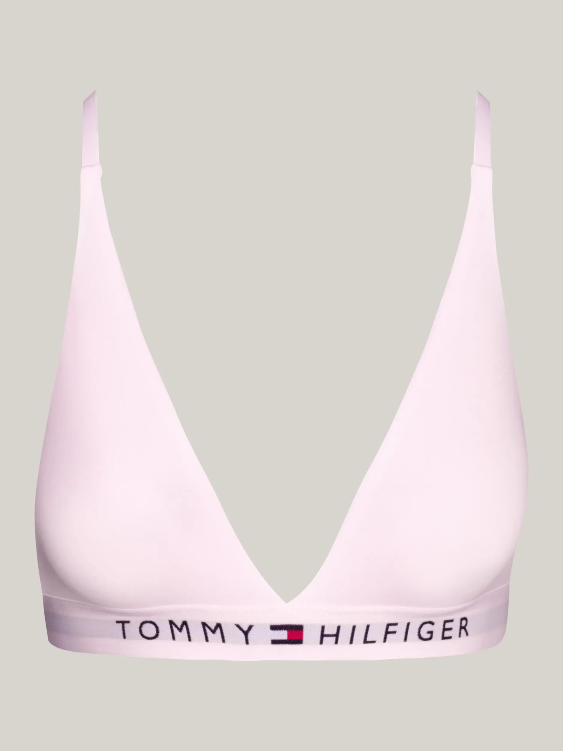 Biustonosze|Bielizna*Tommy Hilfiger Trójkątny Nieusztywniany Biustonosz Z Logo LIGHT PINK