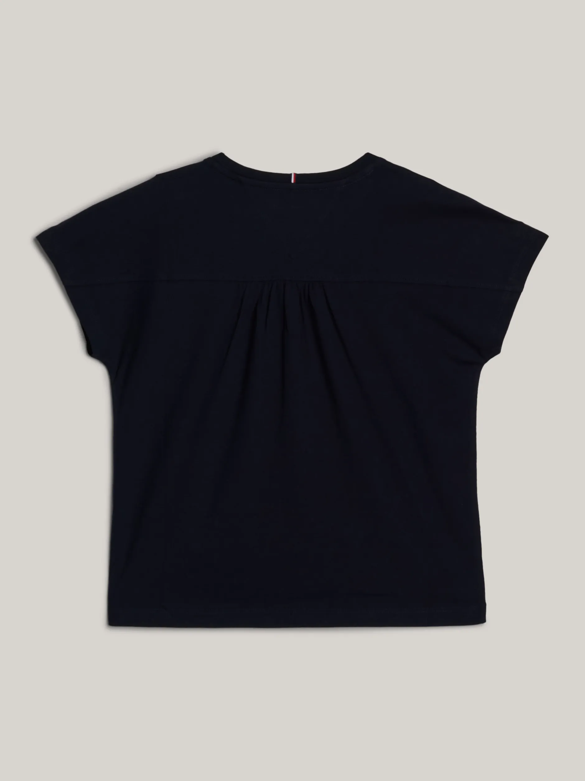 Topy I T-Shirty*Tommy Hilfiger T-shirt Adaptive Z Gwiazdką Z Cekinów I Logo DESERT SKY